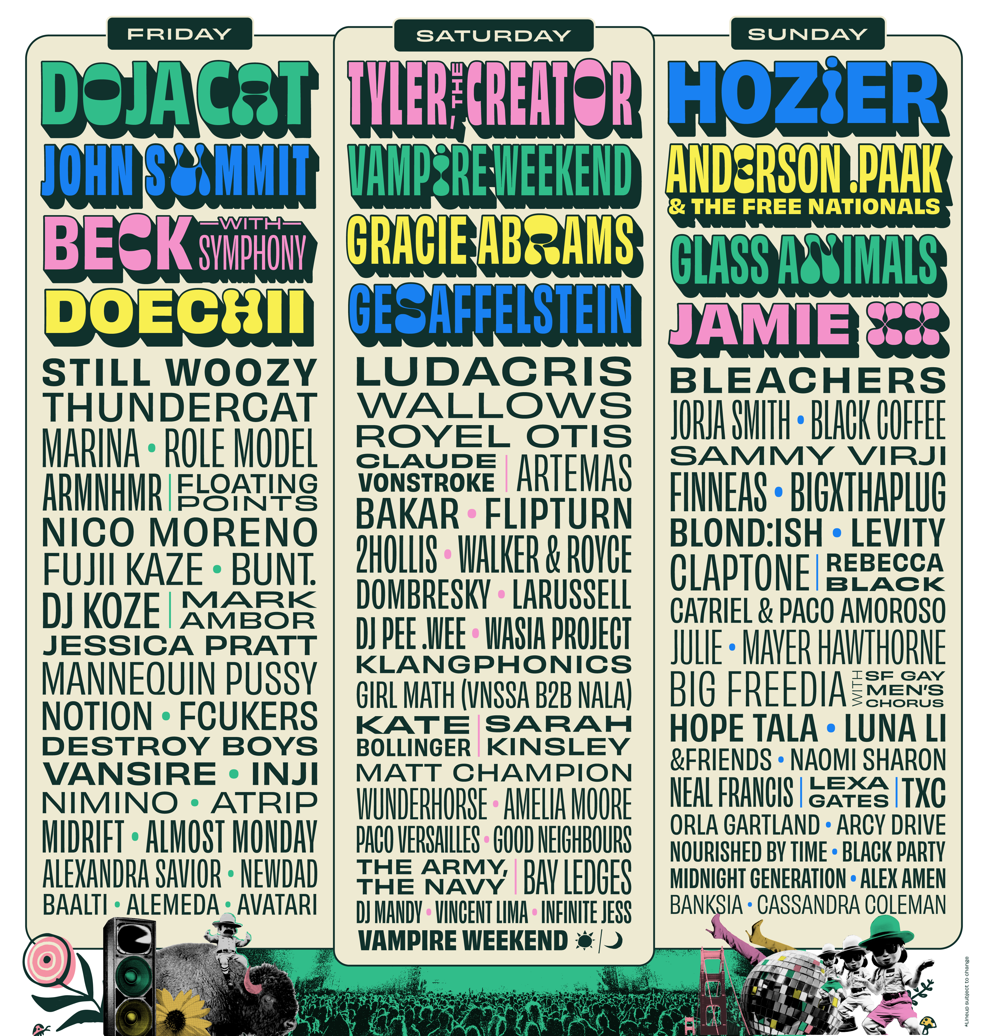 lineup