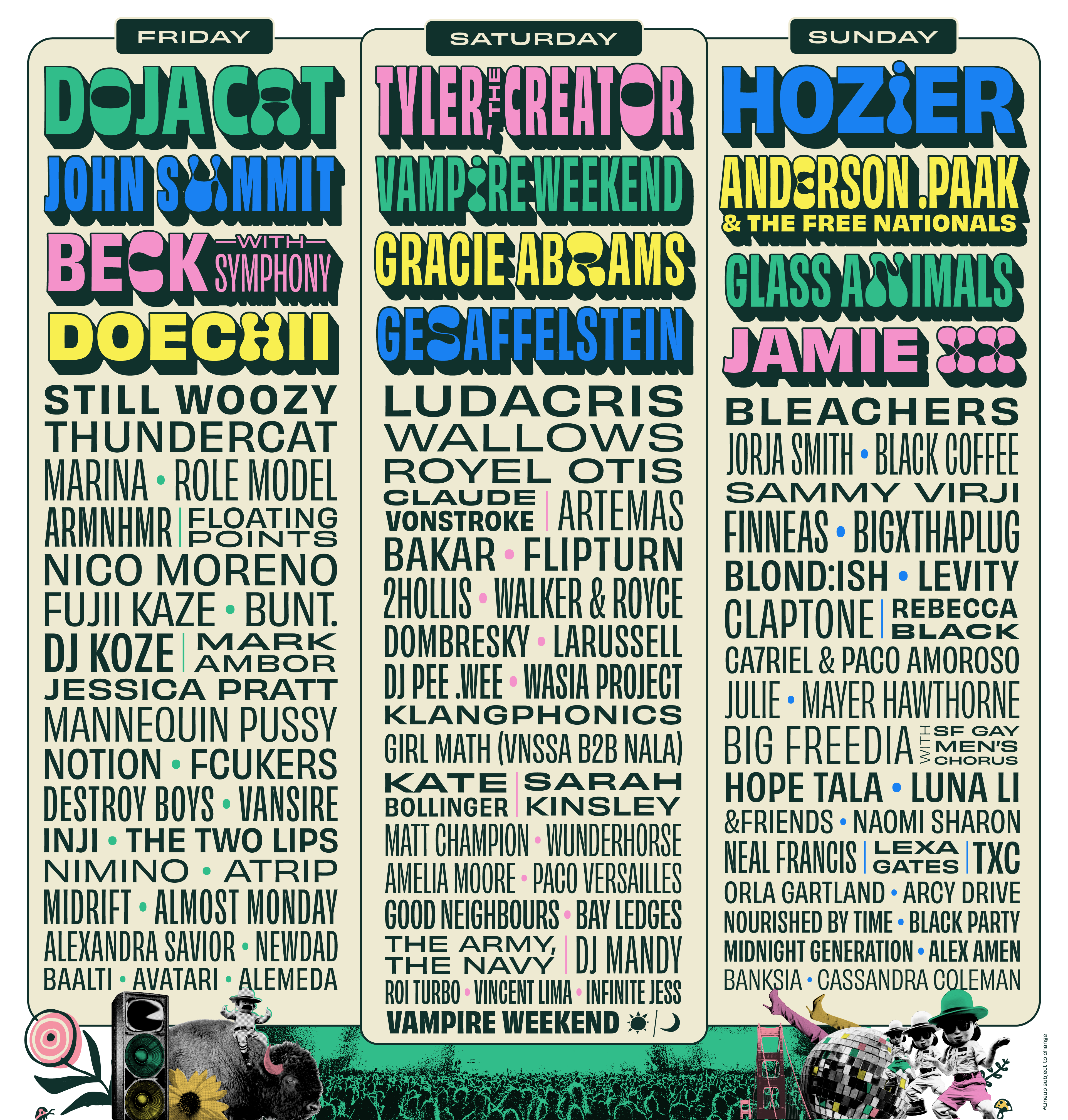 lineup